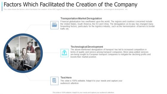 Factors Which Facilitated The Creation Of The Company Download PDF