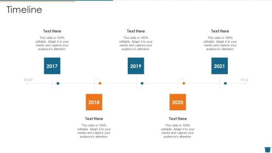 Factory Waste Management Timeline Brochure PDF