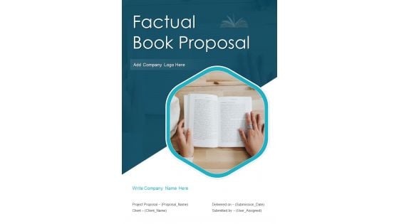 Factual Book Proposal Example Document Report Doc Pdf Ppt Factual Book Proposal Example Document Report Doc Pdf Ppt