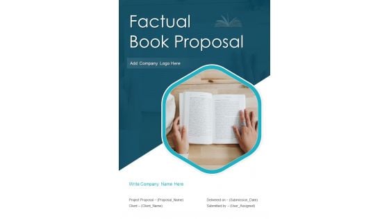 Factual Book Proposal Example Document Report Doc Pdf Ppt