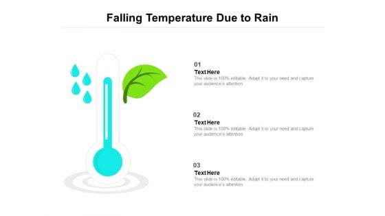 Falling Temperature Due To Rain Ppt PowerPoint Presentation Icon Outline PDF