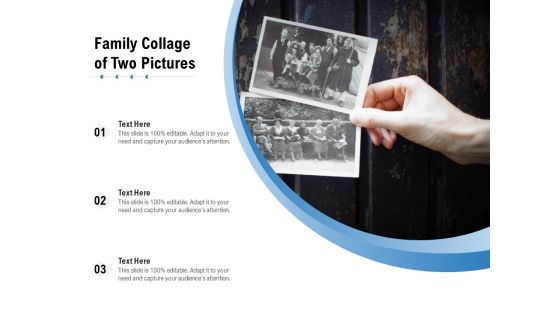 Family Collage Of Two Pictures Ppt PowerPoint Presentation Infographics Deck PDF