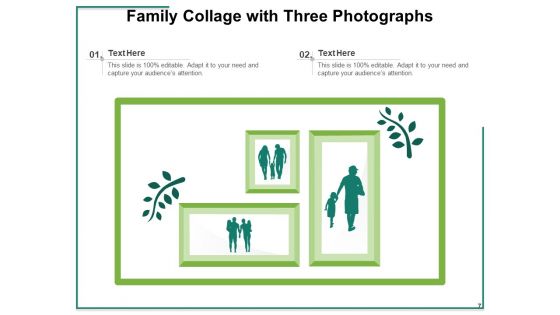 Family Photo Collage Several Pictures Ppt PowerPoint Presentation Complete Deck