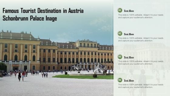 Famous Tourist Destination In Austria Schonbrunn Palace Inage Ppt PowerPoint Presentation File Example PDF