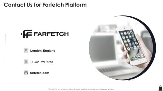 Farfetch Investor Financing Contact Us For Farfetch Platform Rules PDF