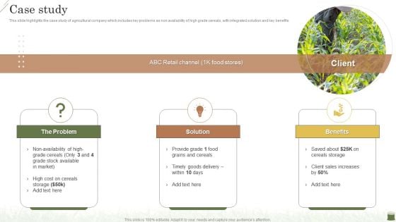 Farming Business Company Profile Case Study Background PDF