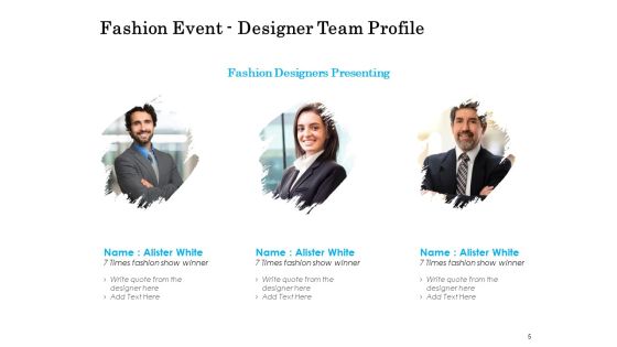 Fashion Event Proposal Ppt PowerPoint Presentation Complete Deck With Slides Slide05
