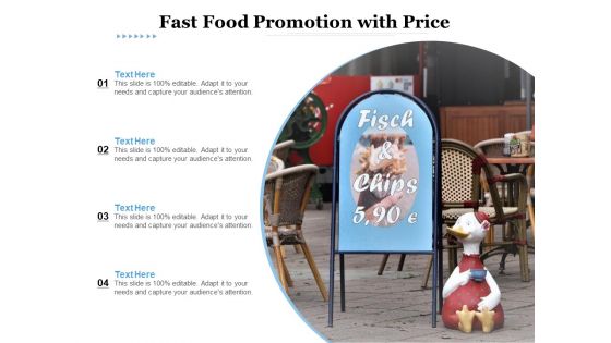 Fast Food Promotion With Price Ppt PowerPoint Presentation File Inspiration PDF