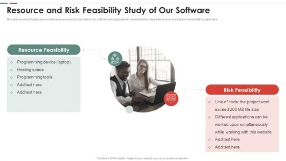 Feasibility Analysis Template Different Projects Resource And Risk Feasibility Clipart PDF