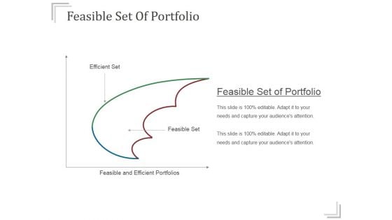 Feasible Set Of Portfolio Ppt PowerPoint Presentation Icon