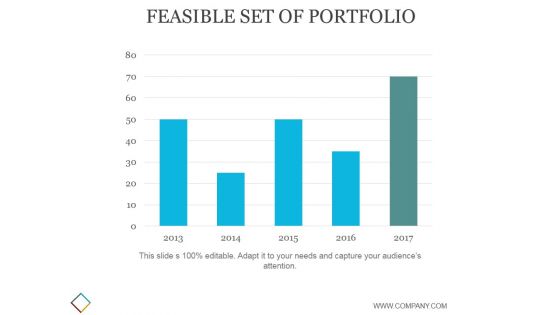 Feasible Set Of Portfolio Ppt PowerPoint Presentation Templates