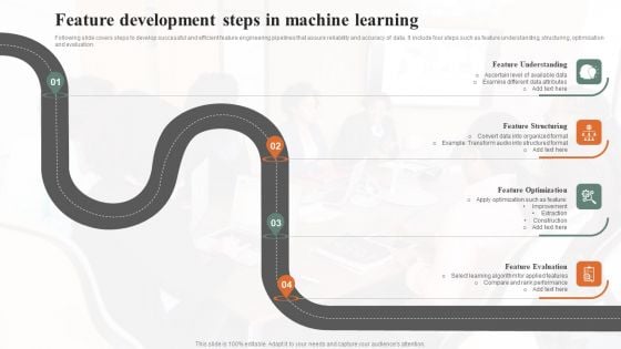 Feature Development Steps In Machine Learning Infographics PDF