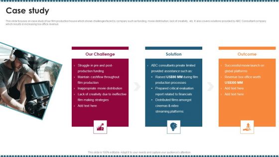 Feature Film Production Company Profile Case Study Diagrams PDF