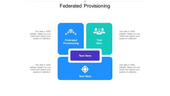 Federated Provisioning Ppt PowerPoint Presentation Inspiration Brochure Cpb Pdf