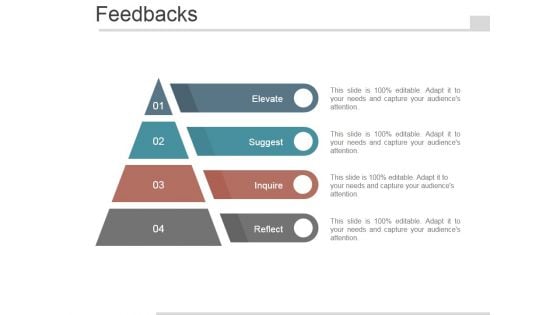 Feedbacks Slide Tempalte 2 Ppt PowerPoint Presentation Layout