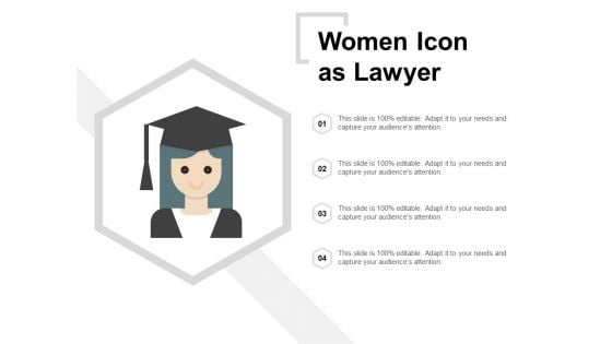 Female Lawyer Vector Icon Ppt PowerPoint Presentation Ideas Design Inspiration