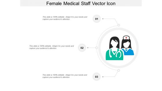 Female Medical Staff Vector Icon Ppt PowerPoint Presentation Portfolio Deck PDF