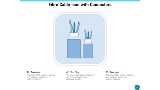 Fiber Optic Icon Electronic Lane Equipment Ppt PowerPoint Presentation Complete Deck