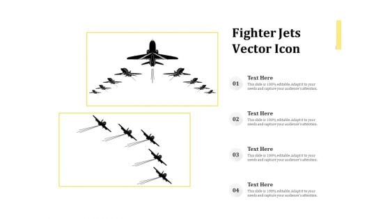 Fighter Jets Vector Icon Ppt PowerPoint Presentation Gallery Smartart PDF