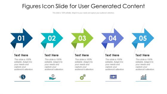 Figures Icon Slide For User Generated Content Ppt PowerPoint Presentation File Gallery PDF