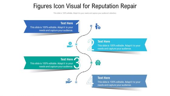 Figures Icon Visual For Reputation Repair Ppt PowerPoint Presentation Gallery Rules PDF