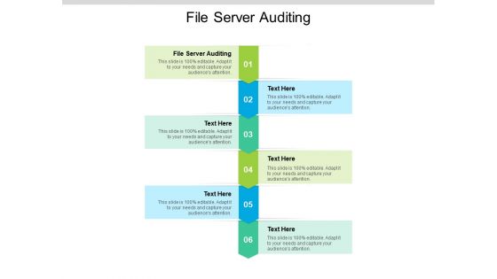 File Server Auditing Ppt PowerPoint Presentation Professional Files Cpb Pdf