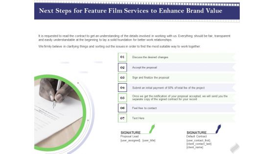 Film Branding Enrichment Next Steps For Feature Film Services To Enhance Brand Value Download PDF