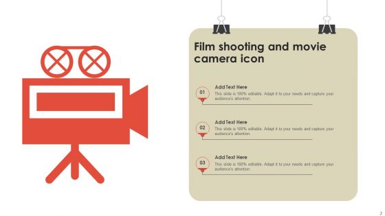 Film Icon Ppt PowerPoint Presentation Complete Deck With Slides