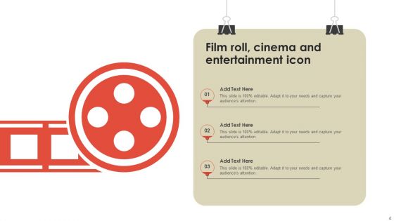 Film Icon Ppt PowerPoint Presentation Complete Deck With Slides