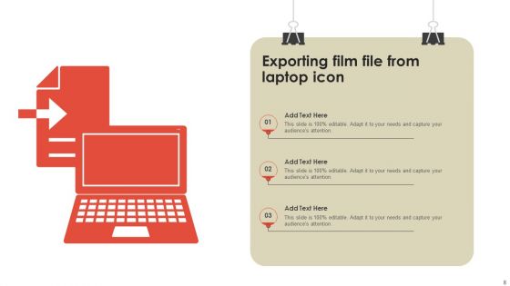 Film Icon Ppt PowerPoint Presentation Complete Deck With Slides