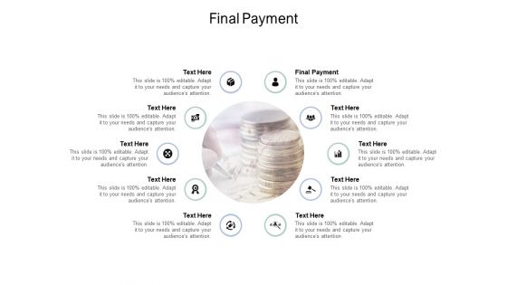 Final Payment Ppt PowerPoint Presentation Slides Layout Ideas Cpb Pdf