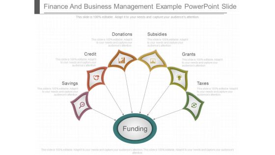 Finance And Business Management Example Powerpoint Slide