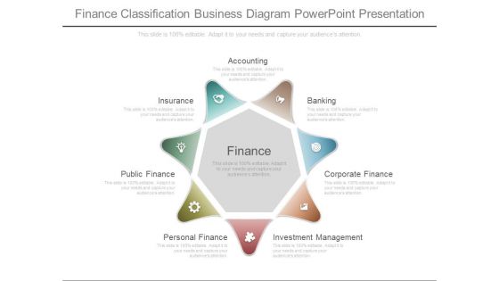 Finance Classification Business Diagram Powerpoint Presentation