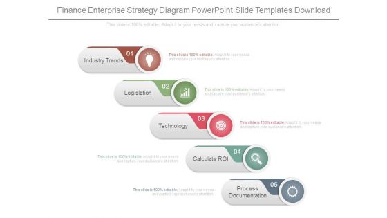 Finance Enterprise Strategy Diagram Powerpoint Slide Templates Download