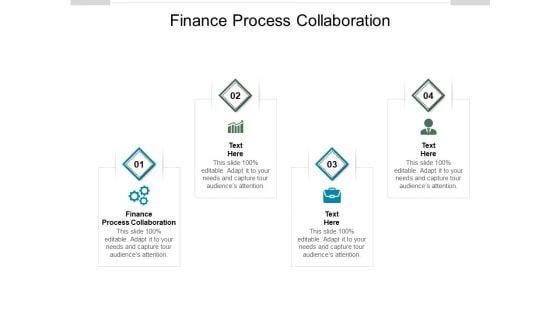 Finance Process Collaboration Ppt PowerPoint Presentation Portfolio Background Image Cpb Pdf