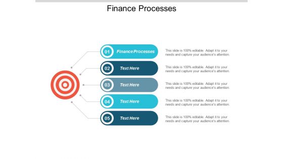 Finance Processes Ppt Powerpoint Presentation Gallery Deck Cpb