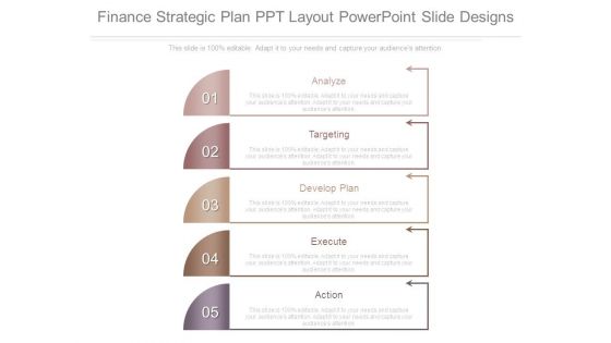 Finance Strategic Plan Ppt Layout Powerpoint Slide Designs
