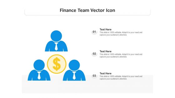 Finance Team Vector Icon Ppt PowerPoint Presentation Icon Gallery PDF