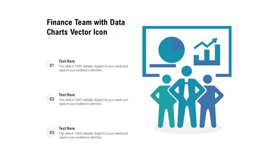 Finance Team With Data Charts Vector Icon Ppt PowerPoint Presentation Summary Microsoft PDF