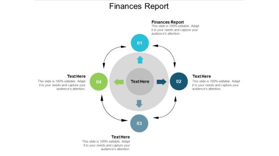 Finances Report Ppt PowerPoint Presentation Slides Brochure Cpb