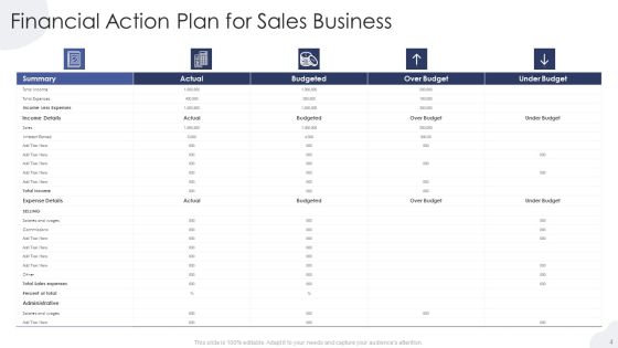 Financial Action Plan Ppt PowerPoint Presentation Complete Deck With Slides Slide04