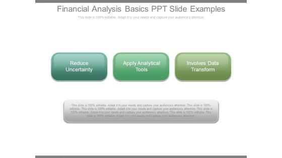 Financial Analysis Basics Ppt Slide Examples