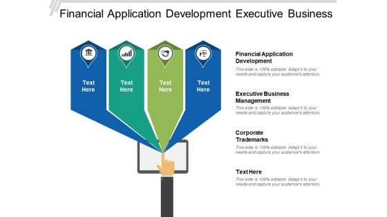Financial Application Development Executive Business Management Corporate Trademarks Ppt PowerPoint Presentation Portfolio Graphics