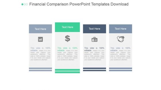 Financial Comparison Ppt PowerPoint Presentation Summary