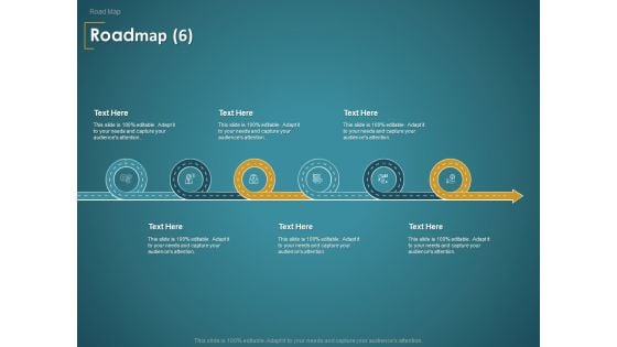 Financial Consultancy Proposal Roadmap Six Flow Process Ppt PowerPoint Presentation Show Information PDF