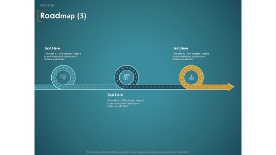 Financial Consultancy Proposal Roadmap Three Flow Process Ppt PowerPoint Presentation Styles Rules PDF