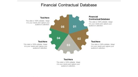 Financial Contractual Database Ppt PowerPoint Presentation Model Format Ideas Cpb