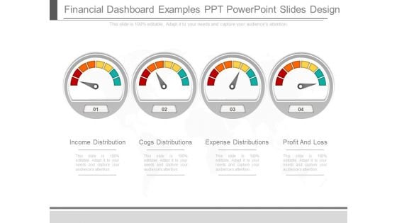 Financial Dashboard Examples Ppt Powerpoint Slides Design