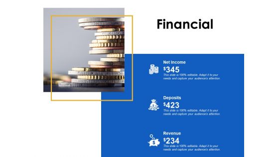 Financial Deposits Revenue Ppt Powerpoint Presentation Model Layout