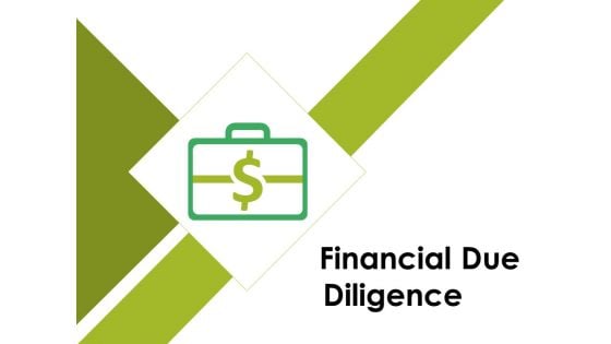 Financial Due Diligence Ppt PowerPoint Presentation Icon Pictures